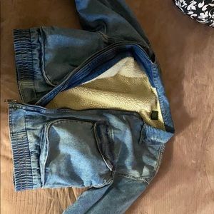 Wild fable sherpa lined jean jacket